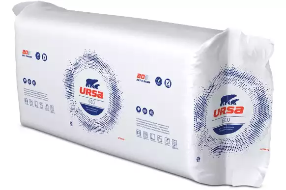 Минеральная вата URSA П-20 (1250х610х100 мм) 12 шт фото